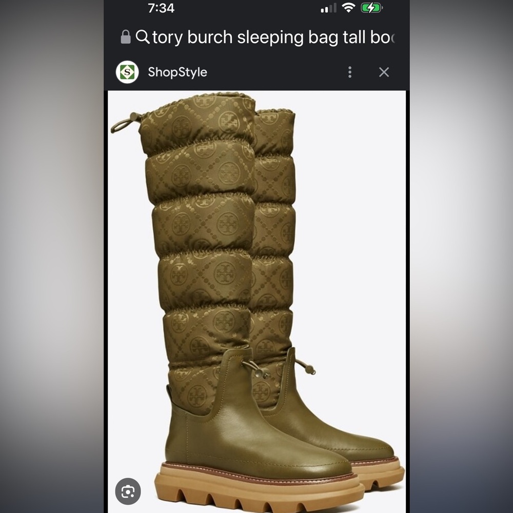 Tory Burch Sleeping Bag Boot New Sz 11 color Lecchio